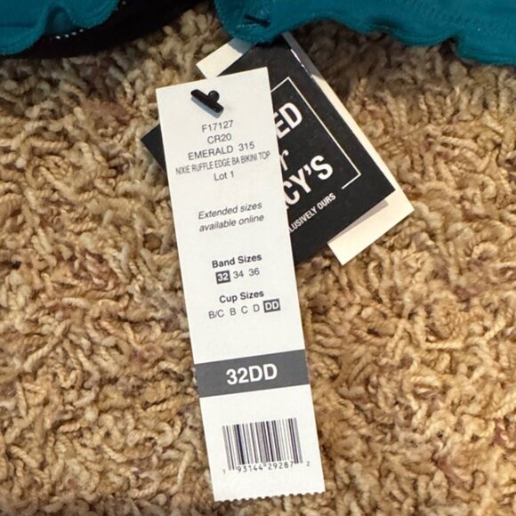 Elegant Teal Halter Bikini Top - Picture 2 of 5